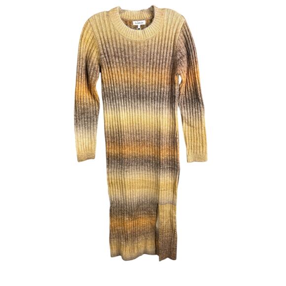 Heartloom Marina Ombre Stripe Sweater Dress Long Sleeve M - Picture 1 of 9